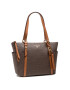 MICHAEL Michael Kors Дамска чанта Sullivan 30T0GNXT2B Кафяв - Pepit.bg