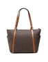 MICHAEL Michael Kors Дамска чанта Sullivan 30T0GNXT2B Кафяв - Pepit.bg