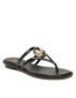 MICHAEL Michael Kors Джапанки Hampton Flat 40S3HMFS1A Черен - Pepit.bg