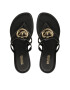 MICHAEL Michael Kors Джапанки Hampton Flat 40S3HMFS1A Черен - Pepit.bg