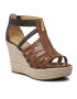 MICHAEL Michael Kors Еспадрили Bradley Wedge 40S3BYMS2B Кафяв - Pepit.bg