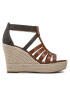 MICHAEL Michael Kors Еспадрили Bradley Wedge 40S3BYMS2B Кафяв - Pepit.bg