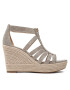 MICHAEL Michael Kors Еспадрили Bradley Wedge 40S3BYMS3D Златист - Pepit.bg