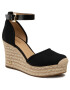 MICHAEL Michael Kors Еспадрили Kendrick Wedge 40S9KNMS2D Черен - Pepit.bg