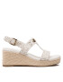 MICHAEL Michael Kors Еспадрили Mk Plate Wedge 40T2MKMS1B Бял - Pepit.bg