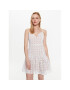 MICHAEL Michael Kors Ежедневна рокля MS381N18BK Бял Regular Fit - Pepit.bg