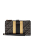 MICHAEL Michael Kors Голям дамски портфейл Jet Set 34F2GJ6W4V Черен - Pepit.bg