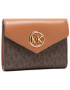 MICHAEL Michael Kors Малък дамски портфейл Carmen 34S1GNME6B Кафяв - Pepit.bg