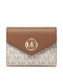 MICHAEL Michael Kors Малък дамски портфейл Greenwich 34S1GNME6B Бежов - Pepit.bg