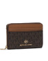 MICHAEL Michael Kors Малък дамски портфейл Jet Set Charm 34S1GT9Z1B Кафяв - Pepit.bg