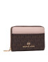 MICHAEL Michael Kors Малък дамски портфейл Jet Set Charm 34S1GT9Z1B Кафяв - Pepit.bg