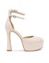 MICHAEL Michael Kors Обувки Martina Ankle Strap 40F3MTHS1L Екрю - Pepit.bg