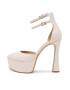 MICHAEL Michael Kors Обувки Martina Ankle Strap 40F3MTHS1L Екрю - Pepit.bg