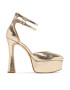 MICHAEL Michael Kors Обувки Martina Ankle Strap 40F3MTHS1M Златист - Pepit.bg