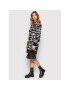 MICHAEL Michael Kors Плетена рокля MH180VT4A7 Черен Relaxed Fit - Pepit.bg