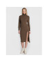 MICHAEL Michael Kors Плетена рокля MU2813ECSN Зелен Regular Fit - Pepit.bg