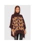 MICHAEL Michael Kors Пончо Logo MF16073CSN Кафяв Relaxed Fit - Pepit.bg