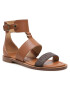 MICHAEL Michael Kors Сандали Amos Flat Sandal 40S1AMFP1L Кафяв - Pepit.bg