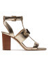 MICHAEL Michael Kors Сандали Izzy T Strap 40S2IZFA1M Златист - Pepit.bg