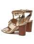 MICHAEL Michael Kors Сандали Izzy T Strap 40S2IZFA1M Златист - Pepit.bg