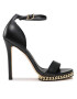 MICHAEL Michael Kors Сандали Jordyn Chain Platform 40F3JOHS2L Черен - Pepit.bg