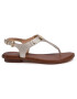 MICHAEL Michael Kors Сандали Mk Plate Thong 40R4MKFA1M Златист - Pepit.bg