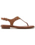 MICHAEL Michael Kors Сандали Mk Plate Thong 40U2MKFA1L Кафяв - Pepit.bg