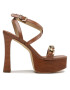 MICHAEL Michael Kors Сандали Paola Chain Platform 40S3PLHS1L Кафяв - Pepit.bg