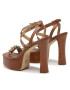 MICHAEL Michael Kors Сандали Paola Chain Platform 40S3PLHS1L Кафяв - Pepit.bg