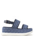 MICHAEL Michael Kors Сандали Presley Platform Sandal 40S2PRFA1Y Тъмносин - Pepit.bg