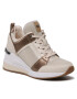 MICHAEL Michael Kors Сникърси Georgie Trainer 43F3GEFS3D Екрю - Pepit.bg