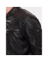 Milestone Кожено яке 331070 60310 Черен Regular Fit - Pepit.bg
