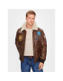 Milestone Кожено яке Matti 331006 60400 Кафяв Regular Fit - Pepit.bg