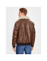 Milestone Кожено яке Matti 331006 60400 Кафяв Regular Fit - Pepit.bg
