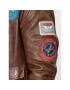 Milestone Кожено яке Matti 331006 60400 Кафяв Regular Fit - Pepit.bg