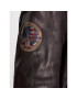 Milestone Кожено яке Maverick 331041 20860 Кафяв Regular Fit - Pepit.bg