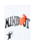 Mindout Тишърт Unisex Heart Бял Oversize - Pepit.bg