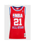 Mitchell & Ness Мъжки топ SMJY5295 Червен Regular Fit - Pepit.bg