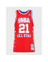 Mitchell & Ness Мъжки топ SMJY5296 Червен Regular Fit - Pepit.bg