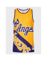 Mitchell & Ness Мъжки топ TMTK4350 Жълт Regular Fit - Pepit.bg