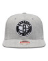 Mitchell & Ness Шапка с козирка NBA Team Heather Nets HHSS3273 Сив - Pepit.bg