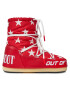 Moon Boot Апрески Light Low Stars 14601700002 Червен - Pepit.bg