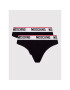 MOSCHINO Underwear & Swim Комплект 2 чифта бикини бразилиана 4745 9003 Черен - Pepit.bg