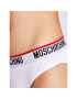 MOSCHINO Underwear & Swim Комплект 2 чифта бикини бразилиана ZUA4745 9003 Бял - Pepit.bg