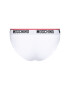 MOSCHINO Underwear & Swim Комплект 2 чифта бикини бразилиана ZUA4745 9003 Бял - Pepit.bg