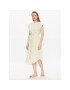 Moss Copenhagen Ежедневна рокля 17528 Зелен Basic Fit - Pepit.bg