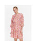Moss Copenhagen Ежедневна рокля 17579 Розов Basic Fit - Pepit.bg