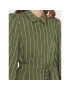 Moss Copenhagen Рокля тип риза Sidona 16975 Зелен Regular Fit - Pepit.bg