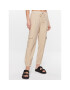 Moss Copenhagen Текстилни панталони 17470 Бежов Basic Fit - Pepit.bg