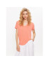 Moss Copenhagen Тишърт 17627 Оранжев Basic Fit - Pepit.bg